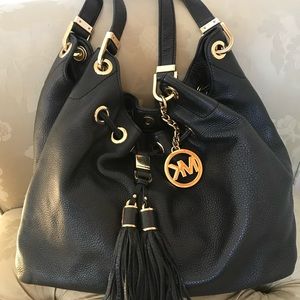 Michael Kors Black leather handbag
